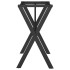 Patas de mesa de comedor estructura X acero 80x40x73