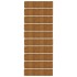 Bordes de césped acero corten flexible 10 piezas 25x103