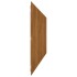 Bordes de césped acero corten flexible 10 piezas 25x103