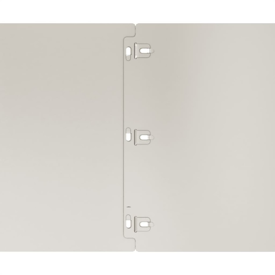 Bordes de césped acero corten flexible 10 piezas 25x103