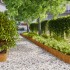 Bordes de césped acero corten flexible 10 piezas 20x103