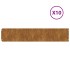 Bordes de césped acero corten flexible 10 piezas 20x103