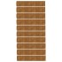 Bordes de césped acero corten flexible 10 piezas 20x103