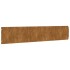 Bordes de césped acero corten flexible 10 piezas 20x103