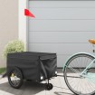 Remolque para bicicleta hierro negro 30 kg
