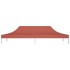 Techo de carpa para celebraciones terracota 6x3 m 270