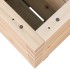 Jardinera madera maciza de pino 40x40x49,5