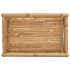 Mesa bandeja plegable bambú 60x40x68