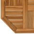 Tablero de mesa octogonal de madera maciza de teca 50x50x2,5