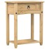 Mesa consola Corona madera maciza de pino 55x35x73
