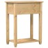 Mesa consola Corona madera maciza de pino 55x35x73