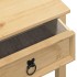 Mesa consola Corona madera maciza de pino 55x35x73