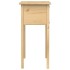 Mesa consola Corona madera maciza de pino 73x35x73