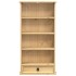 Estantería de CDs Corona madera maciza de pino 52x17,5x103