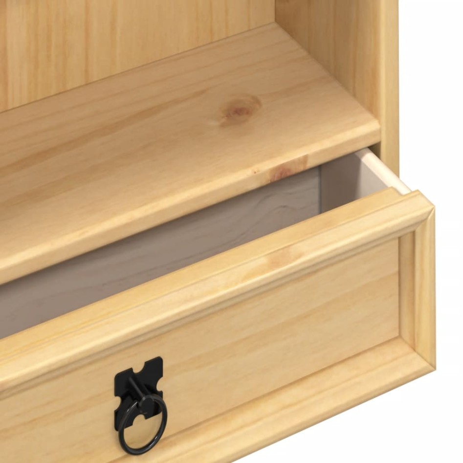 Estantería de CDs Corona madera maciza de pino 52x17,5x103