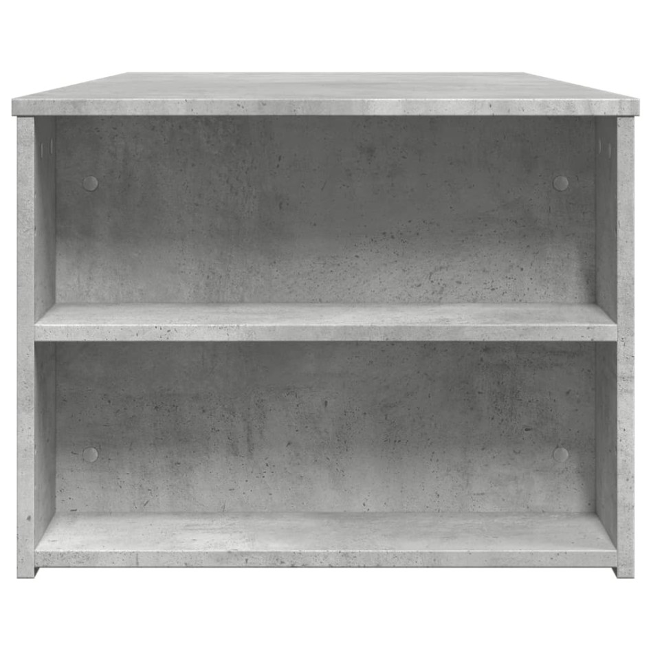 Mesa de centro madera de ingeniería gris hormigón 102x55x42