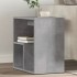 Mesa auxiliar 2 uds madera ingeniería gris hormigón 50x30x50