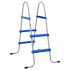 Escalera para piscina elevada acero y plástico 84