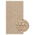 Alfombra ZIZUR apariencia de yute interior exterior 100x200