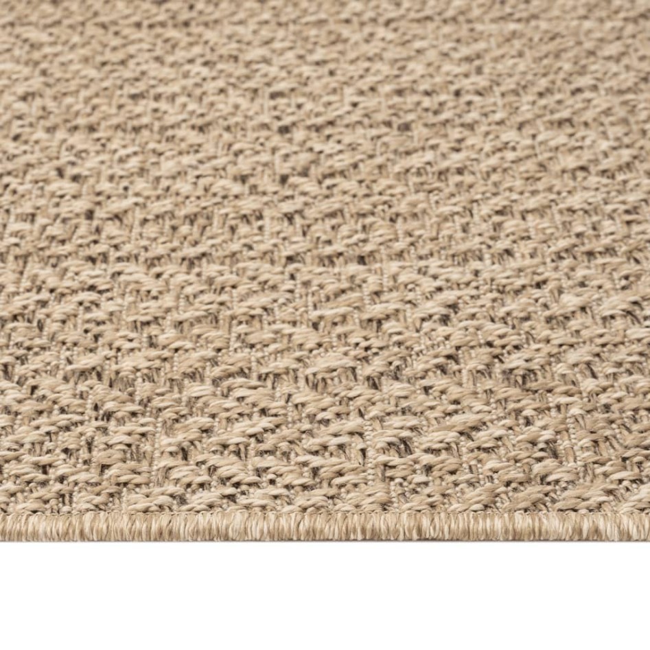 Alfombra ZIZUR apariencia de yute interior exterior 100x200