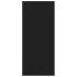 Aparador de madera contrachapada negro 102x33x75