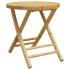 Mesa plegable de jardín de bambú Ø45x45