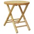 Mesa plegable de jardín de bambú Ø45x45