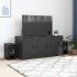 Mueble para TV de acero negro 99x39x44