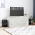 Mueble para TV de acero blanco 99x39x44
