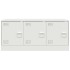 Mueble para TV de acero blanco 99x39x44