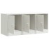 Mueble para TV de acero blanco 99x39x44