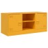Mueble para TV de acero amarillo mostaza 99x39x44