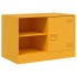 Mueble para TV de acero amarillo mostaza 67x39x44