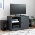 Mueble para TV de acero gris antracita 67x39x44