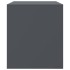 Mueble para TV de acero gris antracita 67x39x44