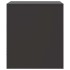 Mesitas de noche 2 unidades acero negro 34,5x39x44