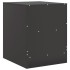 Mesitas de noche 2 unidades acero negro 34,5x39x44