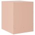 Mesitas de noche 2 unidades acero rosa 34,5x39x44