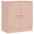 Aparador de acero rosa 67x39x73