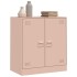 Aparador de acero rosa 67x39x73