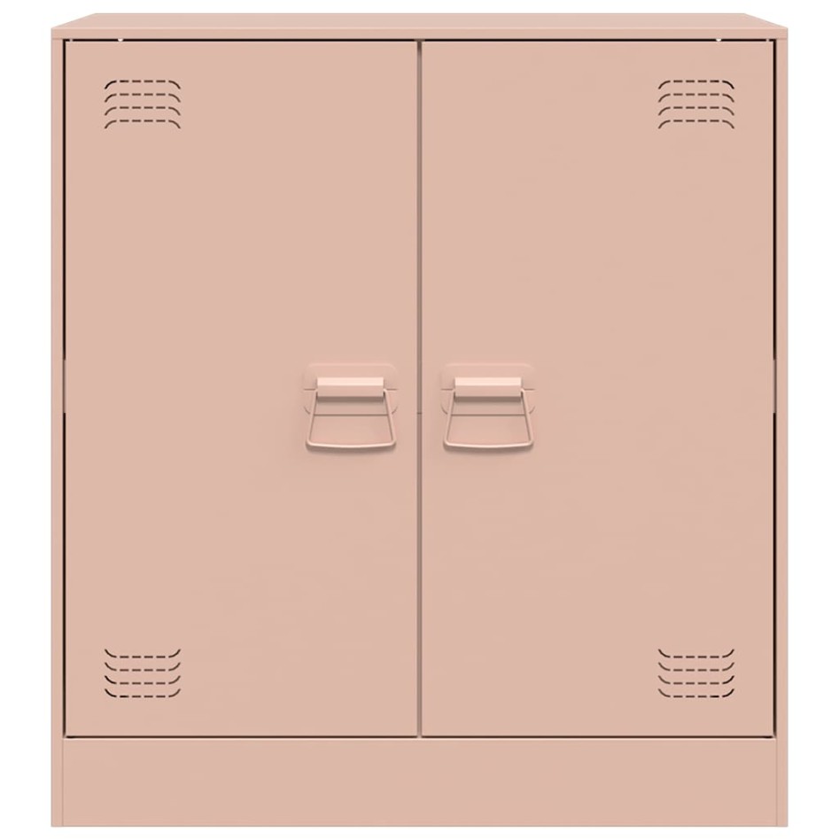 Aparador de acero rosa 67x39x73