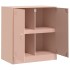 Aparador de acero rosa 67x39x73
