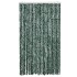 Cortina antimoscas chenilla verde y blanco 118x220