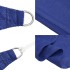 Toldo de vela cuadrado HDPE azul 160 g/m² 5x5