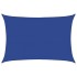Toldo de vela rectangular HDPE azul 160 g/m² 5x6