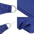 Toldo de vela rectangular HDPE azul 160 g/m² 5x6