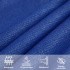 Toldo de vela rectangular HDPE azul 160 g/m² 5x6