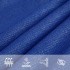 Toldo de vela rectangular HDPE azul 160 g/m² 5x8
