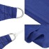 Toldo de vela rectangular HDPE azul 160 g/m² 5x8