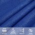 Toldo de vela rectangular HDPE azul 160 g/m² 5x8